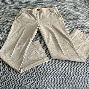 Gray, J. Crew Stretch, 8R, City Fit pants
